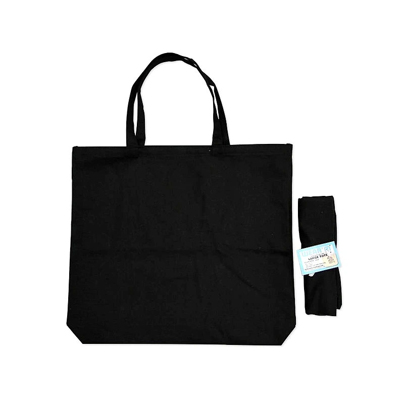 Sac en coton 18 x 16 po - Noir