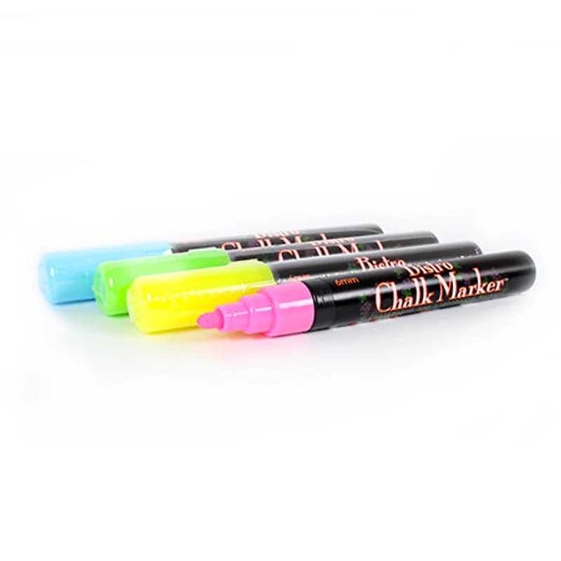 Set of 4 Chalk Markers – Fluo H