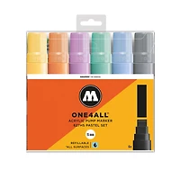 Marqueurs One4All - 627HS Pastel – Paquet de 6 marqueurs