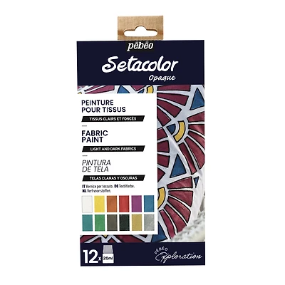 Setacolor Shimmer Exploration Set - 12 x 20 ml