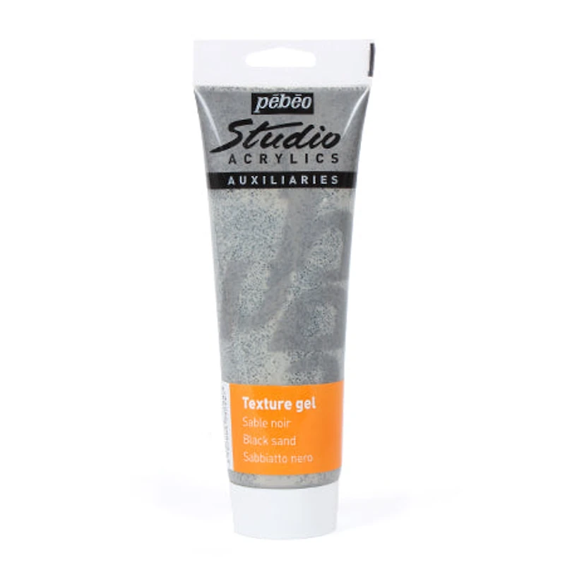 Gel texture sable Pébéo - Noir