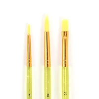 3-Pack Face Paint Brushes