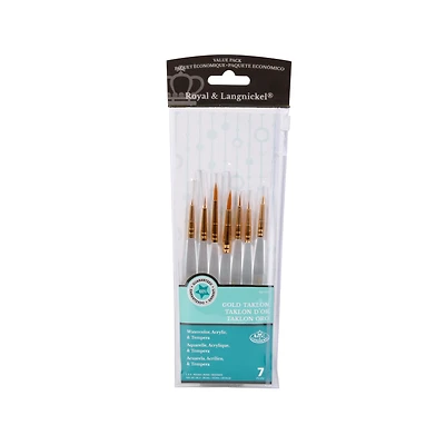Gold Taklon Paintbrushes