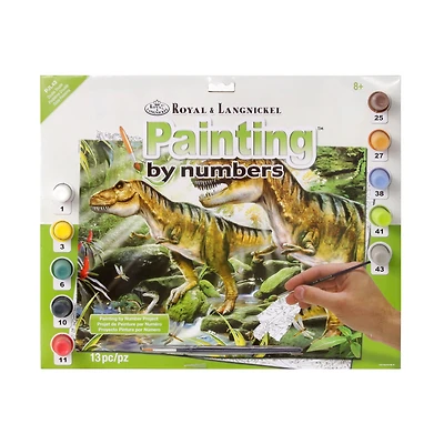 Peinture à numéros — Dinosaures