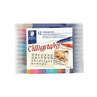 12-Piece Double Calligraphy Marker Set