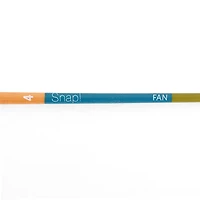 Pinceau Snap ! – éventail no 4, synthétique blanc