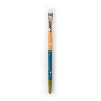 Snap! Paintbrush – Bright, White Synthetic