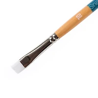 Snap! Paintbrush – Bright, White Synthetic