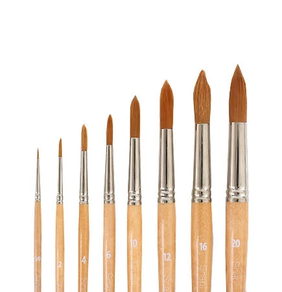 Snap! Paintbrush – Round, Synthetic