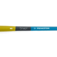 Snap! Paintbrush – Flat, Long Handle, White Synthetic