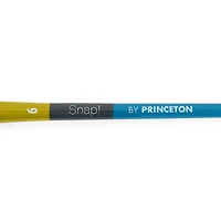 Snap! Paintbrush – Round, White Synthetic, Long Handle