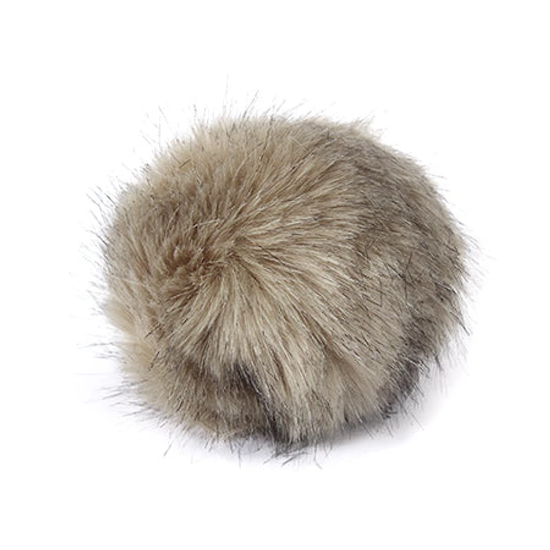 Pompon polyester – Lynx gris