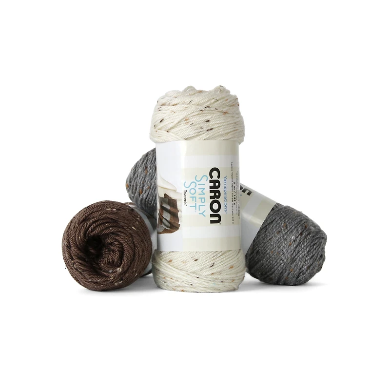 Caron Yarn – Simply Soft Tweeds