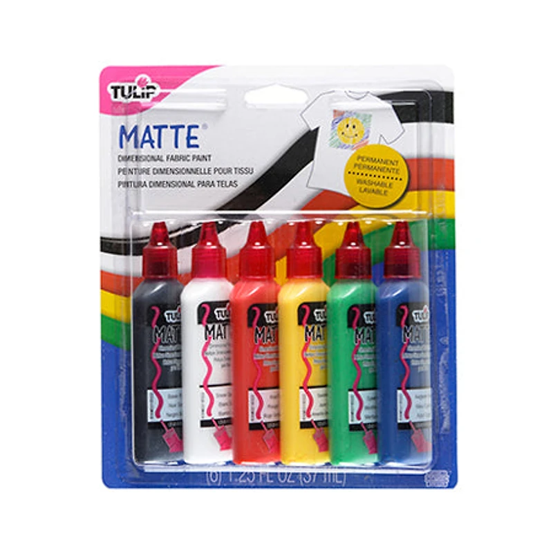 Set of Dimensional Fabric Paints – Matte