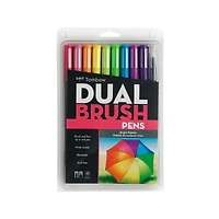10-Pack Dual Brush Pens
