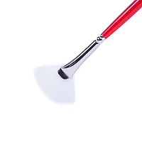 University Synthetic Bristled Fan Paintbrush