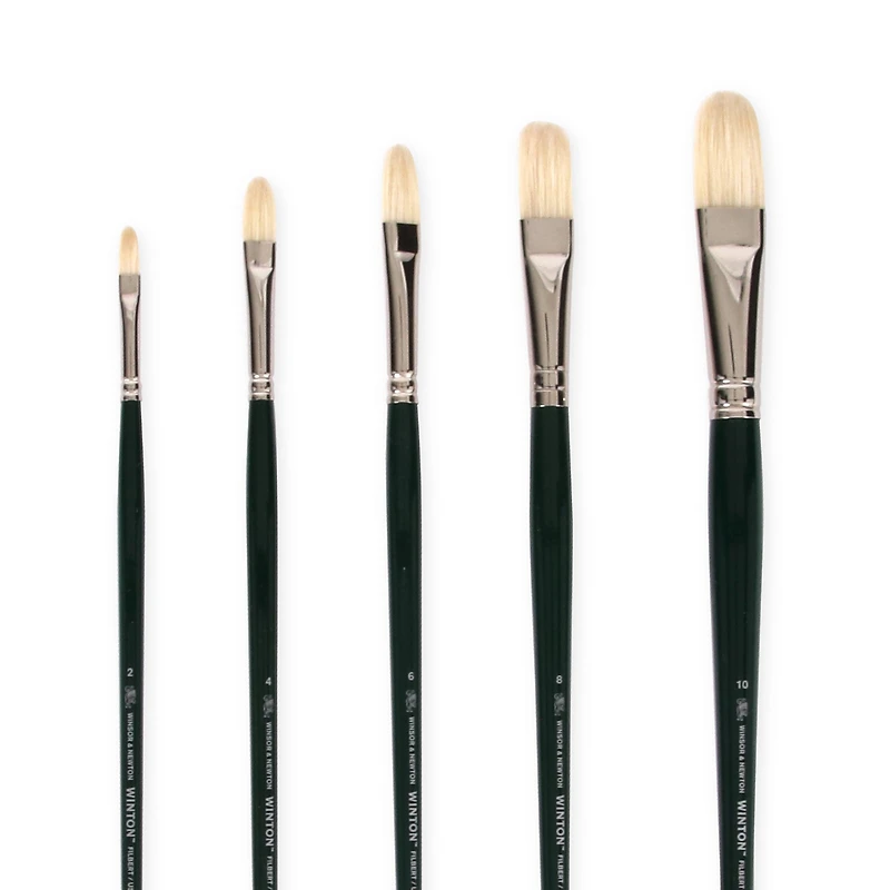 Winton Filbert Hog Hair Paintbrush