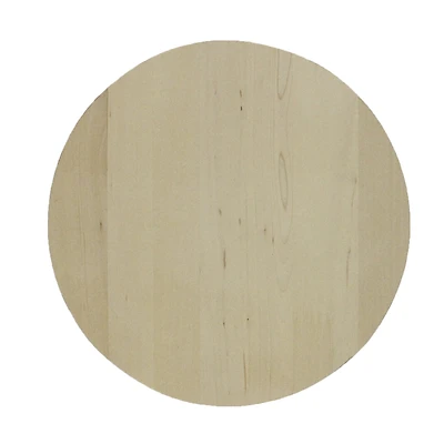 Basswood Circle Panel - 12 in