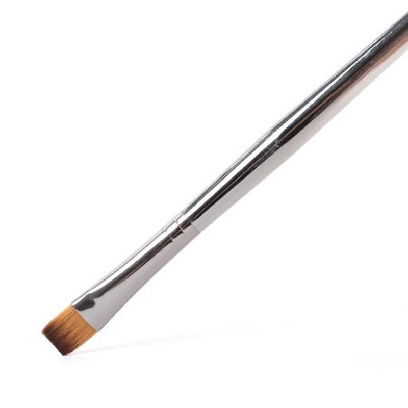 Short handle flat paintbrush