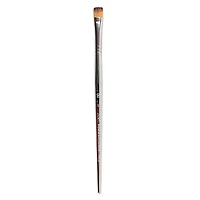 Short handle flat paintbrush