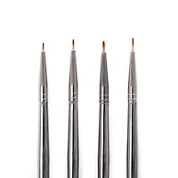 Short handle retouching paintbrush