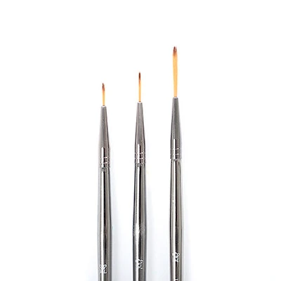 Short handle liner paintbrush