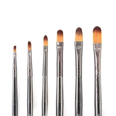 Short handle filbert paintbrush