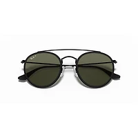 Ray Ban 0RB3647N 002/58 51 Black/Polarized Green Sunglasses