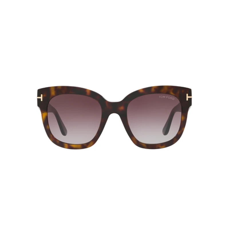 Tom Ford FT0613 - Shiny Classic Dark Havana w/ Gradient Burgundy