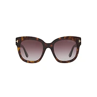 Tom Ford FT0613 - Shiny Classic Dark Havana w/ Gradient Burgundy