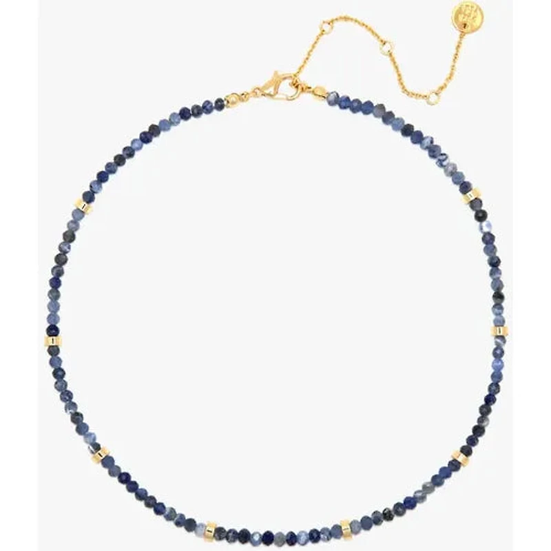 Pura Vida Surfrider Sea Stone Bead Choker