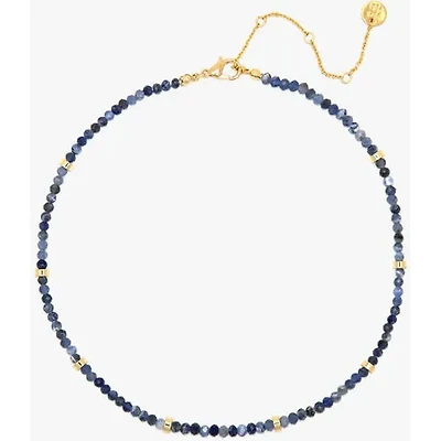 Pura Vida Surfrider Sea Stone Bead Choker