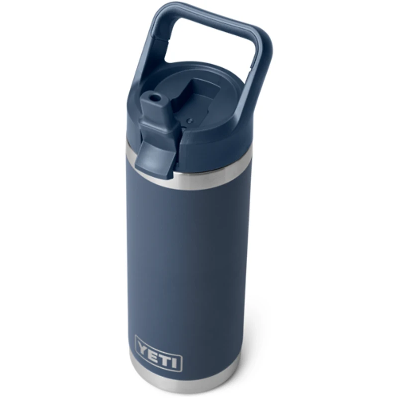YETI Rambler Water Bottle with Color-matched Straw Cap