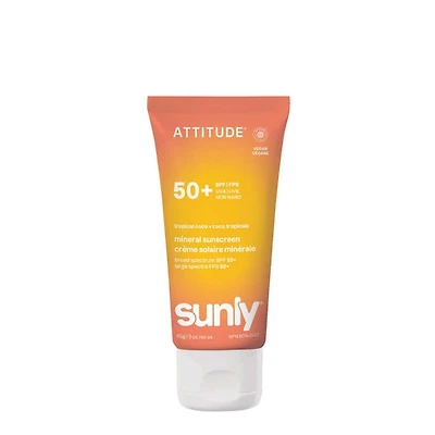 Attitude Sunly Mineral Sunscreen Face & Body Lotion SPF 50