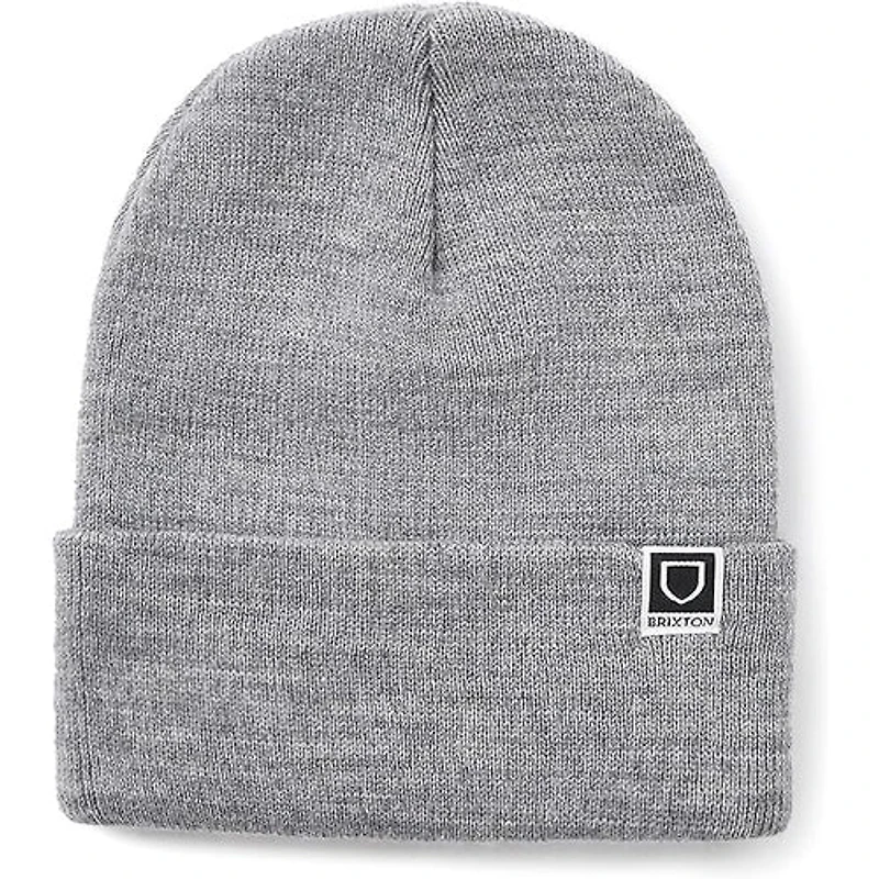 Brixton Harbor Beta Watch Cap Beanie Light Heather Grey