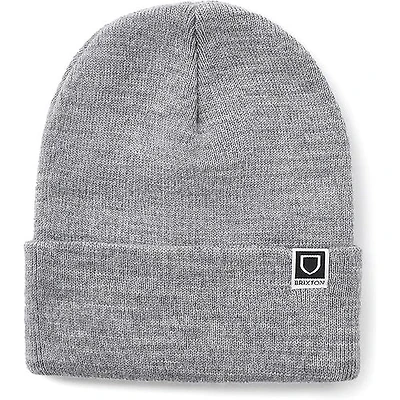 Brixton Harbor Beta Watch Cap Beanie Light Heather Grey