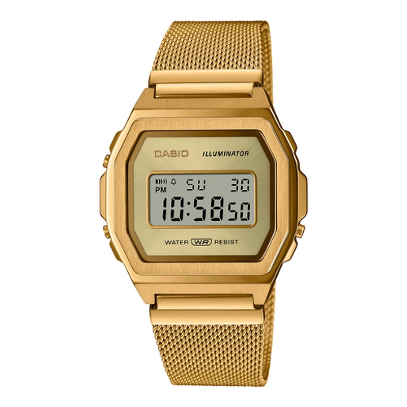 Casio A1000MG9VT All Gold Watch