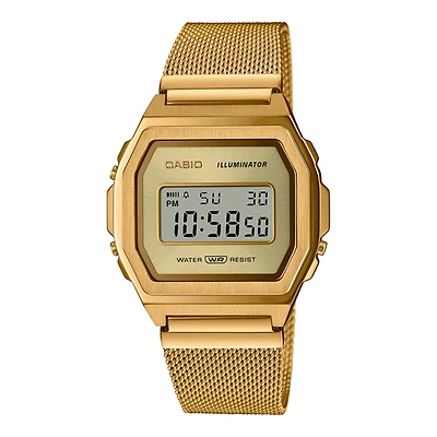 Casio A1000MG9VT All Gold Watch