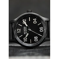 Nixon Patrol Leather Black / Silver / Black