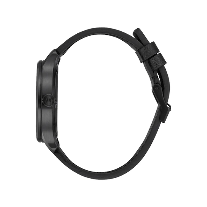 Nixon Patrol Leather Black / Silver / Black