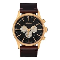 Nixon Sentry Chrono Leather