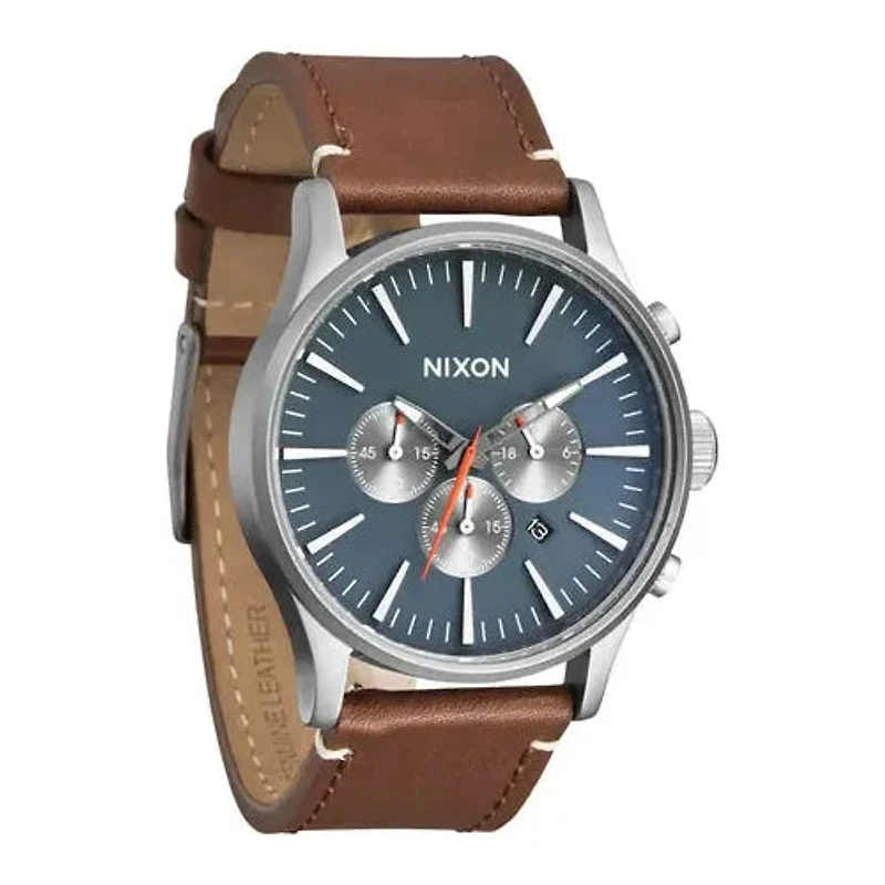 Nixon Sentry Chrono Leather