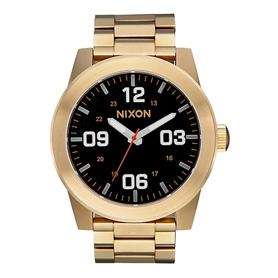 Nixon Corporal Stainless Steel Yellow Gold / Black