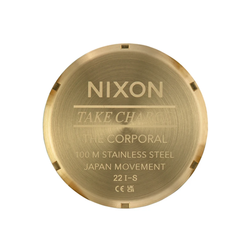 Nixon Corporal Stainless Steel Yellow Gold / Black