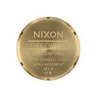 Nixon Corporal Stainless Steel Yellow Gold / Black