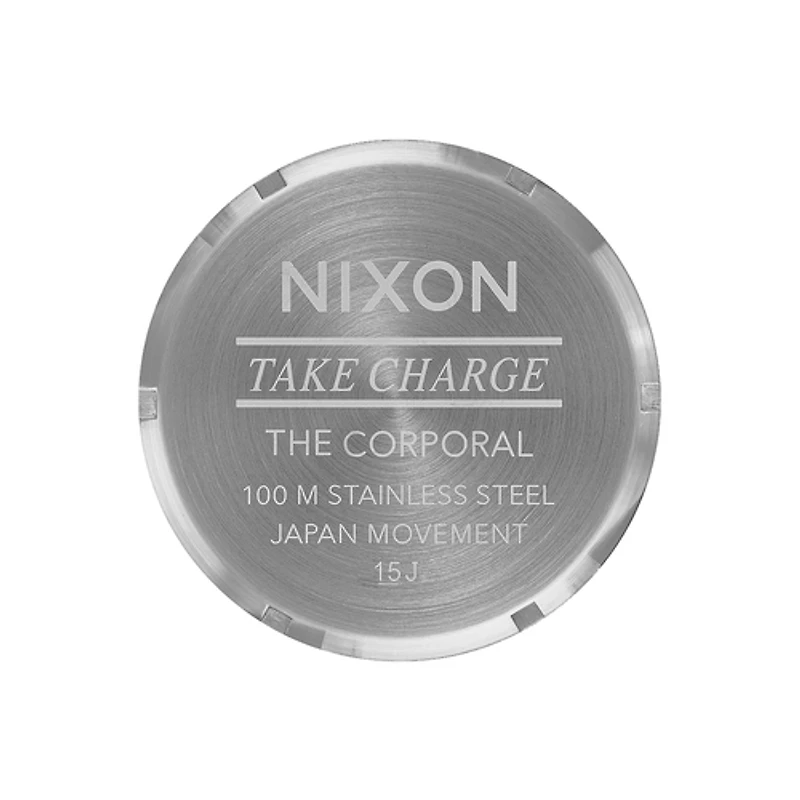 Nixon Corporal Stainless Steel Silver/Indigo