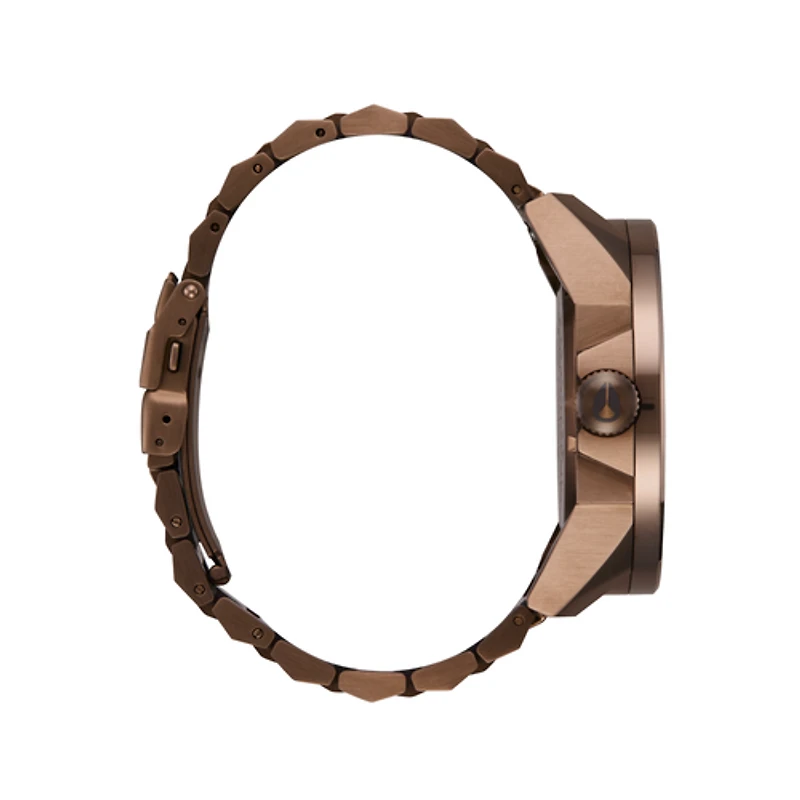 Nixon Corporal Stainless Steel Chocolate/Dark Roast