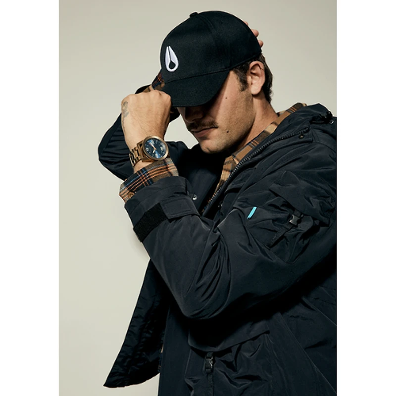 Nixon Corporal Stainless Steel Desert Gold/Arles Blue