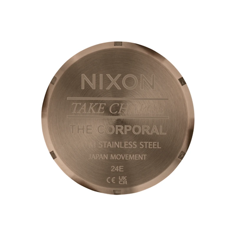 Nixon Corporal Stainless Steel Desert Gold/Arles Blue