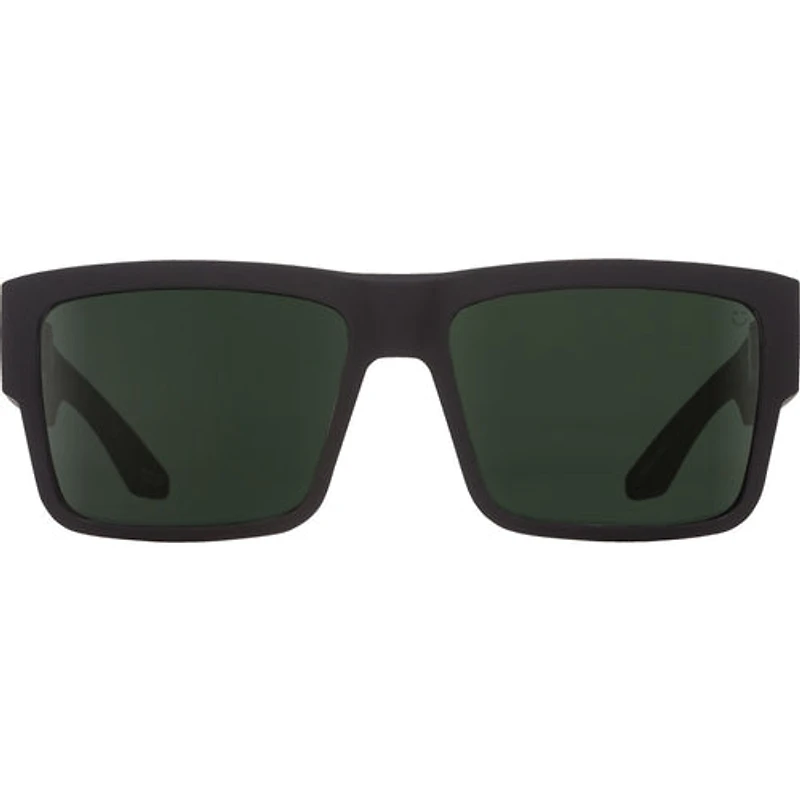 SPY Cyrus Soft Matte Black Happy Grey Green Polarized